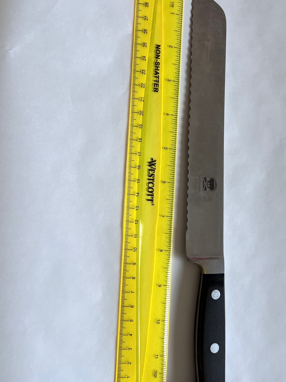 Vintage Kitchen Things Solingen Serrated Bread Knife 8" Blade
